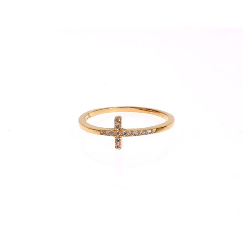 Nialaya Gold 925 Silver Women's Ring